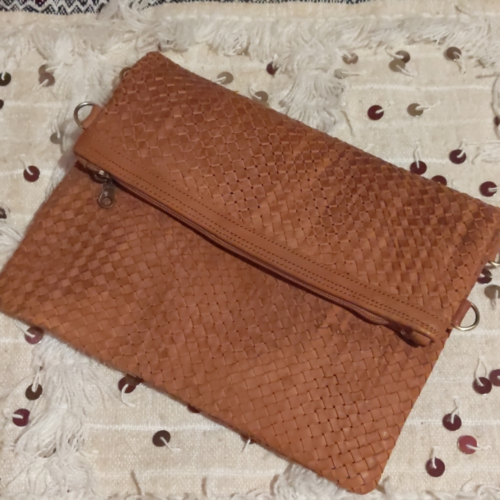 Handmade leather handbag